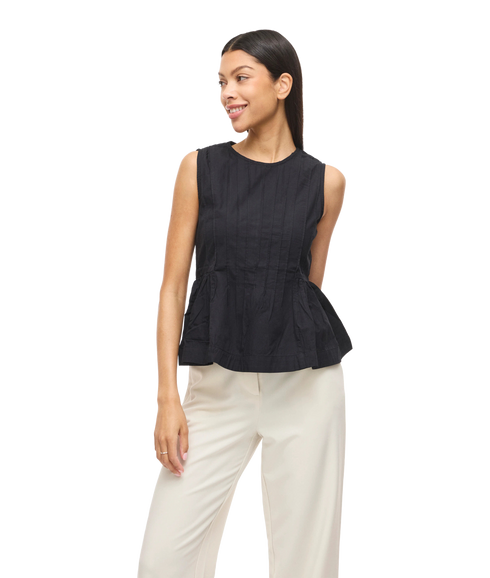 Jimba O-Neck S/L Top-Black