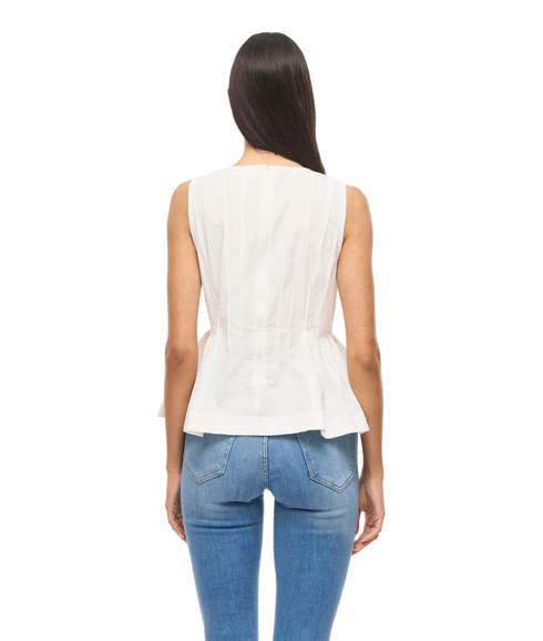 Jimba O-Neck S/L Top-White