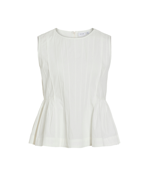 Jimba O-Neck S/L Top-White
