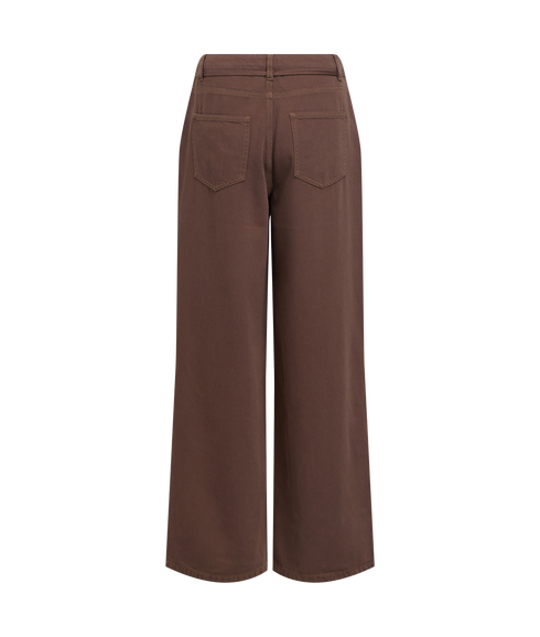 Rosie Wide Jeans - Brown