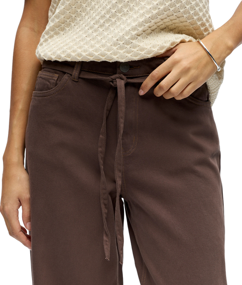 Rosie Wide Jeans - Brown