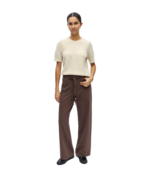Rosie Wide Jeans - Brown