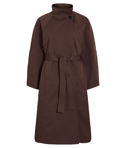 Kiwi LS Trench Coat/Vol - Brown