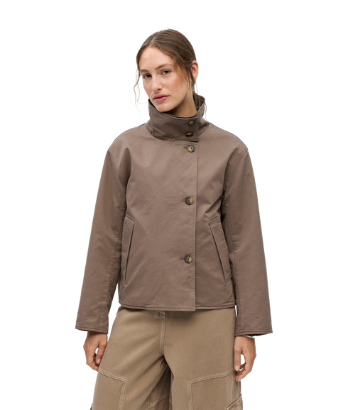 Gro Reversible LS Short Jacket - Grey