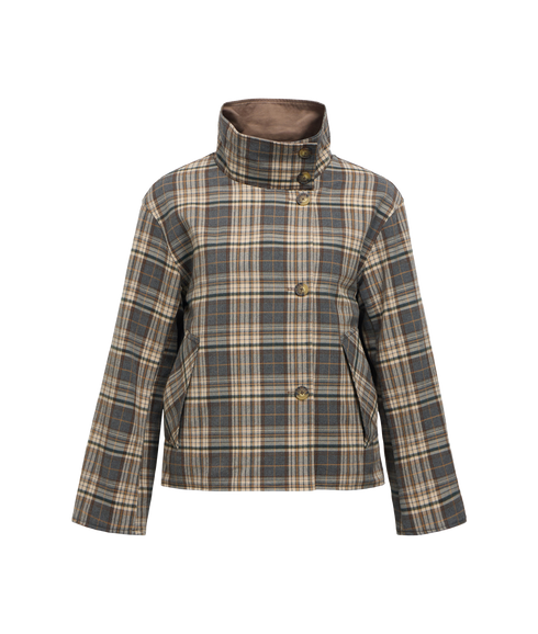 Gro Reversible LS Short Jacket - Grey