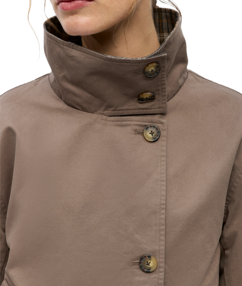 Gro Reversible LS Short Jacket - Grey