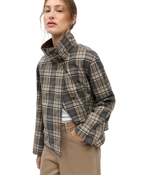 Gro Reversible LS Short Jacket - Grey