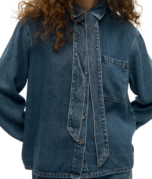 Rosie LS Re Shirt - Blue