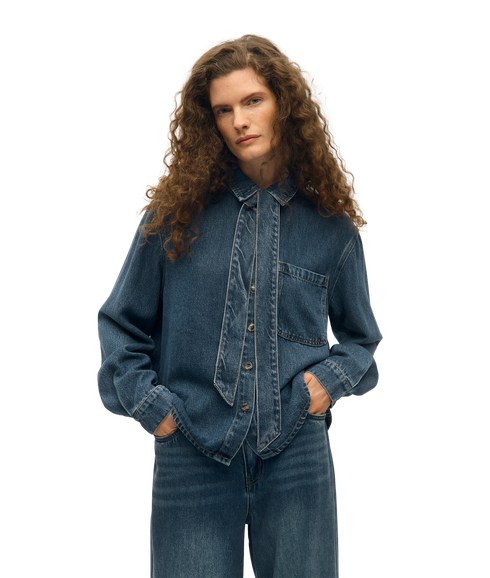 Rosie LS Re Shirt - Blue