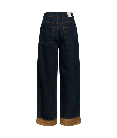 Isira Straight Loose Jeans - Blue