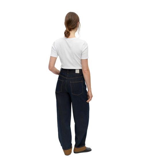 Isira Straight Loose Jeans - Blue