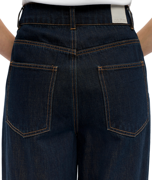 Isira Straight Loose Jeans - Blue