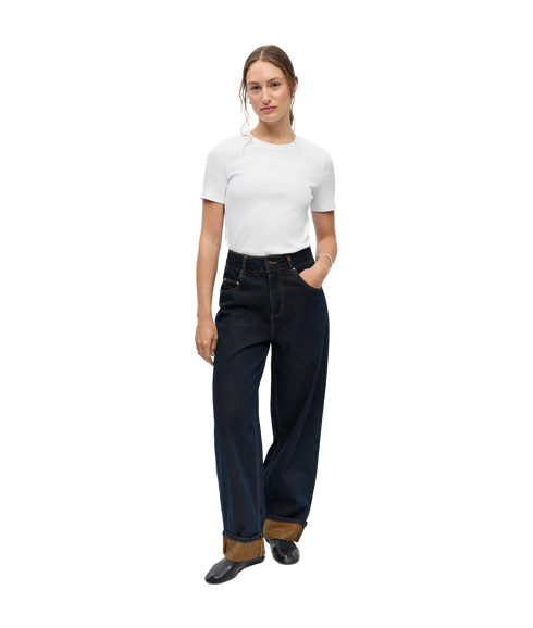 Isira Straight Loose Jeans - Blue