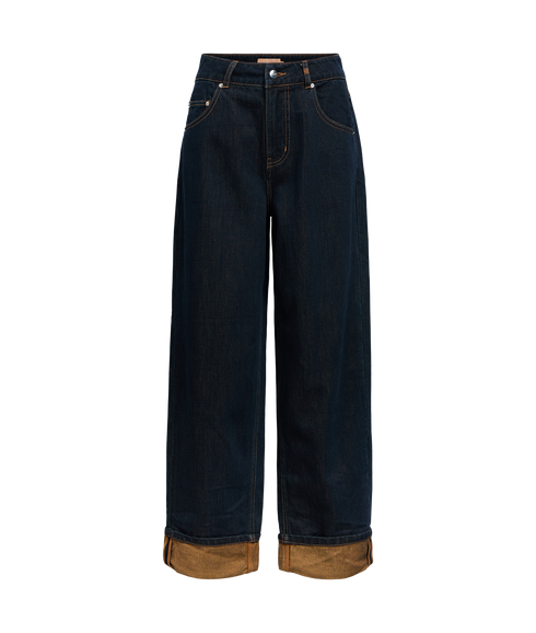 Isira Straight Loose Jeans - Blue