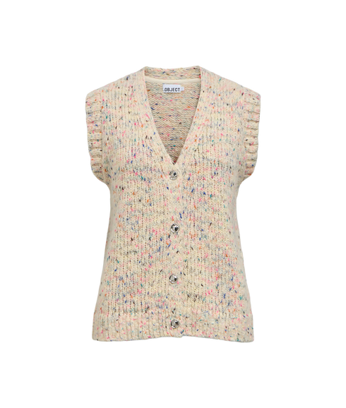 Funda Lo Knit Vest - White
