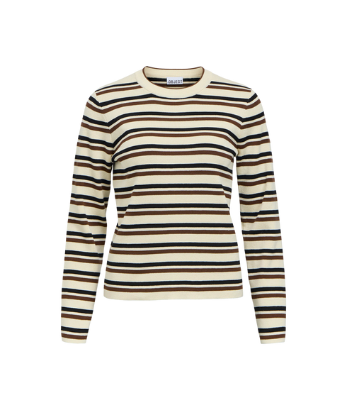 Ester LS Re Knit Pullover- Grey