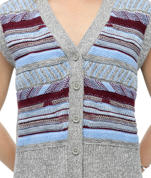 Innia S/L Lo Knit Vest - Grey