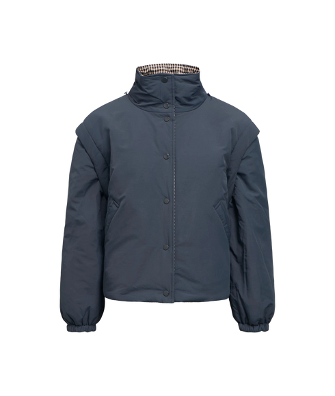 Timia Short Reversible Jacket - Grey