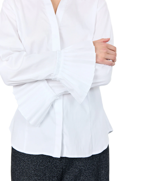 Isla Solid Shirt - White
