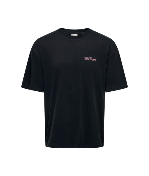 Malik Caseys Loose Ss Tee - Black Fat Tonys