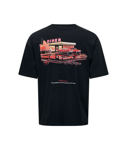 Malik Caseys Loose Ss Tee - Black Fat Tonys