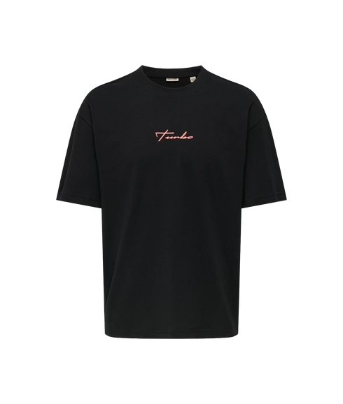 Toretto Ss Loose Tee - Black Turbo