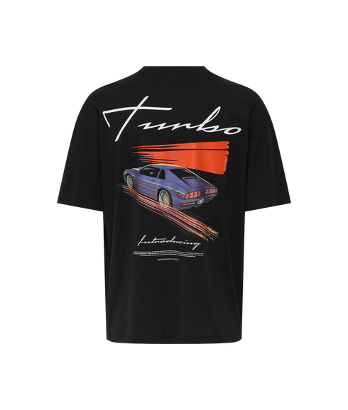 Toretto Ss Loose Tee - Black Turbo