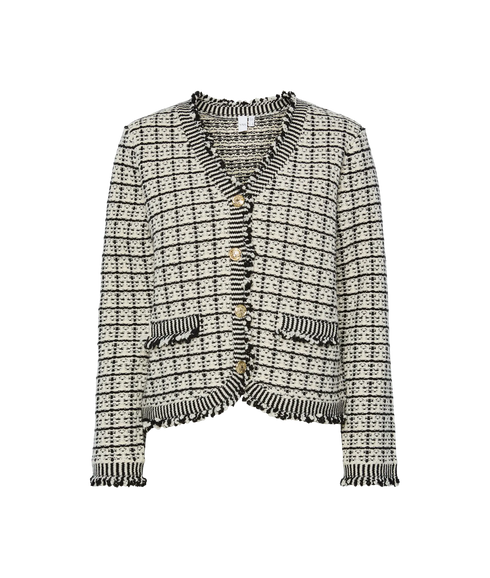 Rimo Ls Knit Cardigan S. - Black Birch