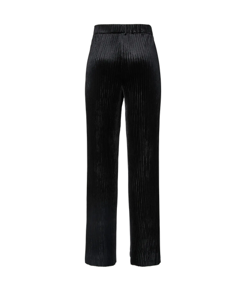 Alise Hw Velvet Pant - Ex - Black