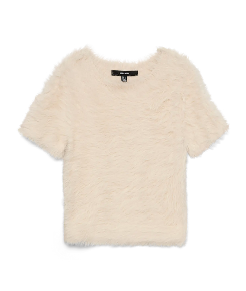 Fluffy Ss O-Neck Pullover - Birch