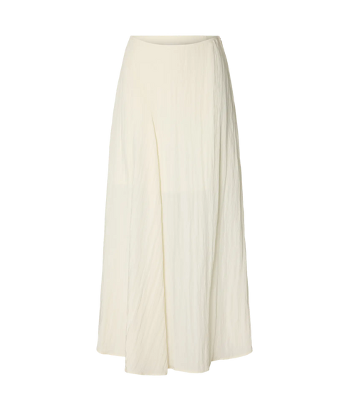 Iona Hw Ankle Skirt B - White