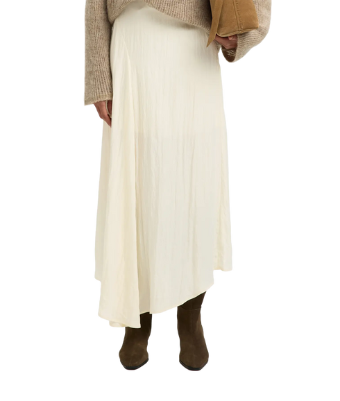 Iona Hw Ankle Skirt B - White