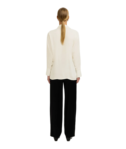 Jolly Ls Wrap Top B - Gardenia