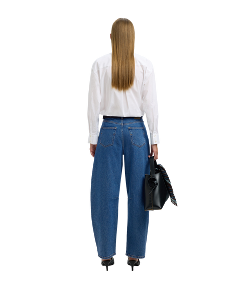 Loose Barrel Ane-Kori Mw Jeans - Blue