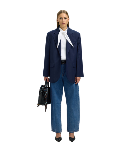 Loose Barrel Ane-Kori Mw Jeans - Blue