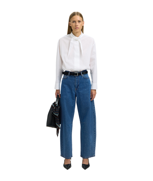 Loose Barrel Ane-Kori Mw Jeans - Blue