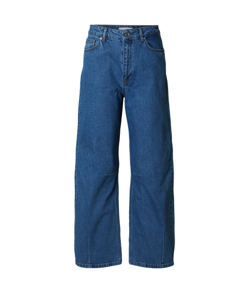 Loose Barrel Ane-Kori Mw Jeans - Blue