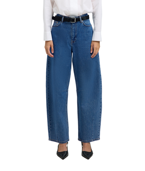 Loose Barrel Ane-Kori Mw Jeans - Blue