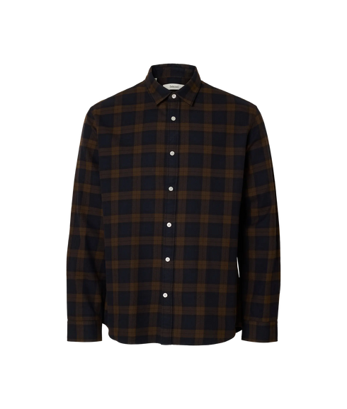 Regnoah Brushed Twist Shirt Ls - Demitasse Sky Captain