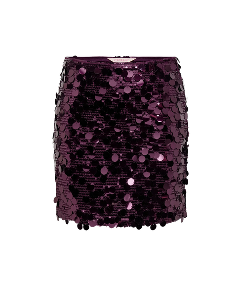 Jadel Sequins Skirt - Winetasting/Sequins