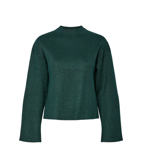 Castor Ls Knit Pullover - Ponderosa Pine/Metallic