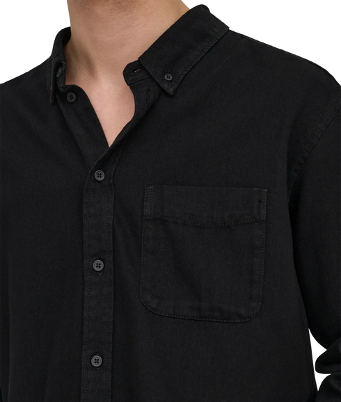 Orson Regular Denim Shirt - Black