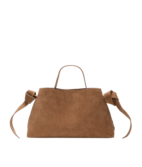 Stella Mini Suede Bag - Brown