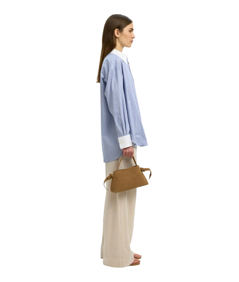 Stella Mini Suede Bag - Brown