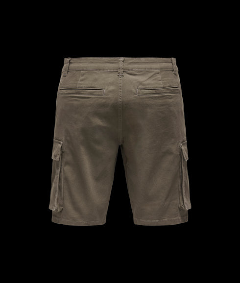 Cam Stage Cargo Shorts 6689 Life - Grey