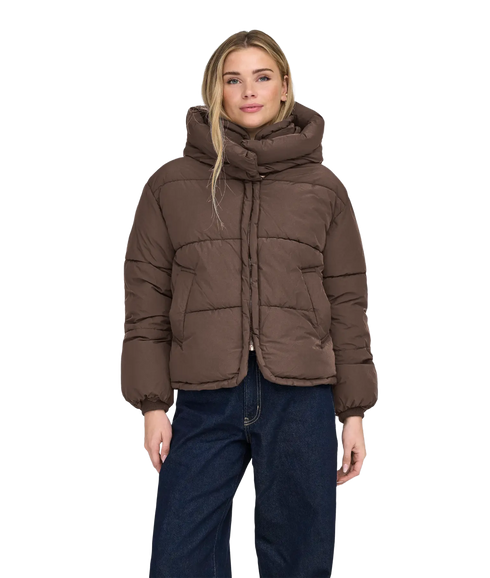 Cornelia Puffer Jacket - Brown