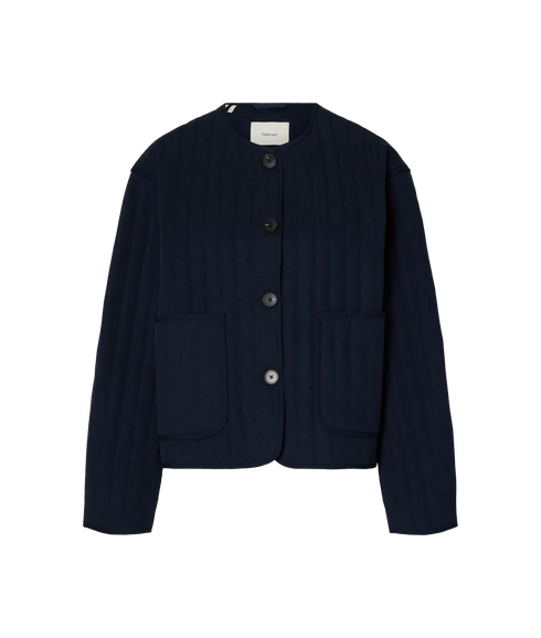 Malina Quilted Jacket - Blue
