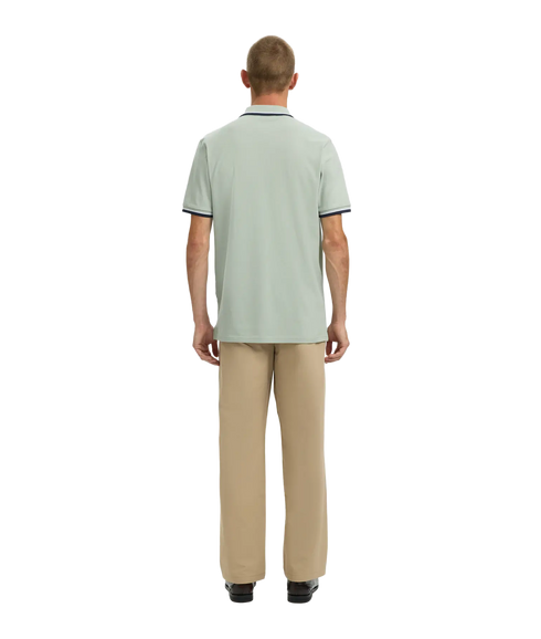 Slim-Atlas Sport Ss Polo - Turquoise