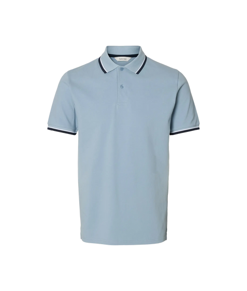 Slim-Atlas Sport Ss Polo - Blue