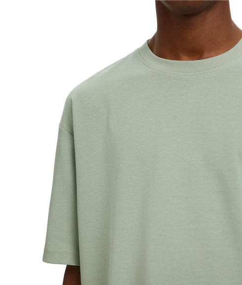 Looseoscar Ss O-Neck Tee - Turquoise
